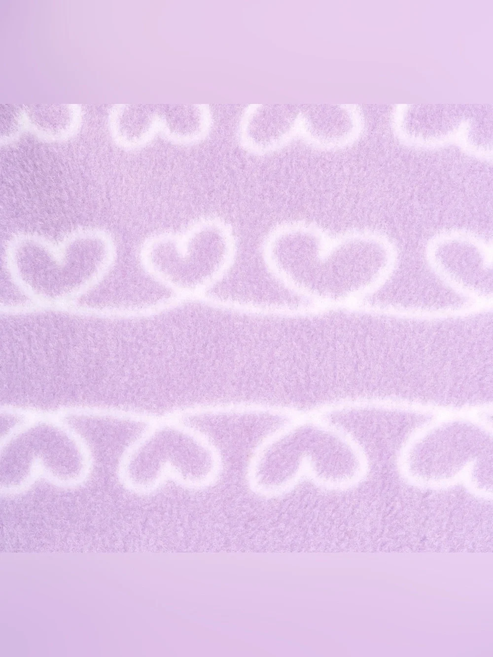 Halo Newborn 0-3 Months Swaddle Micro-Fleece TOG 3.0 Purple, White Hearts 💟